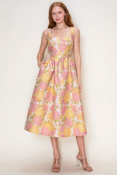 HLD509046-CREAM/PINK/YELLOW