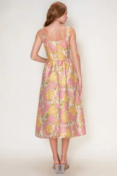 HLD509046-CREAM/PINK/YELLOW