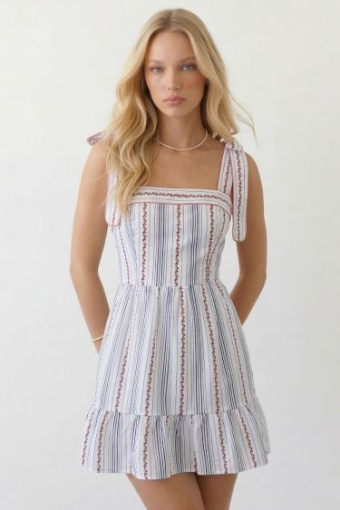 HLD511042-OFF WHITE/NAVY/RED